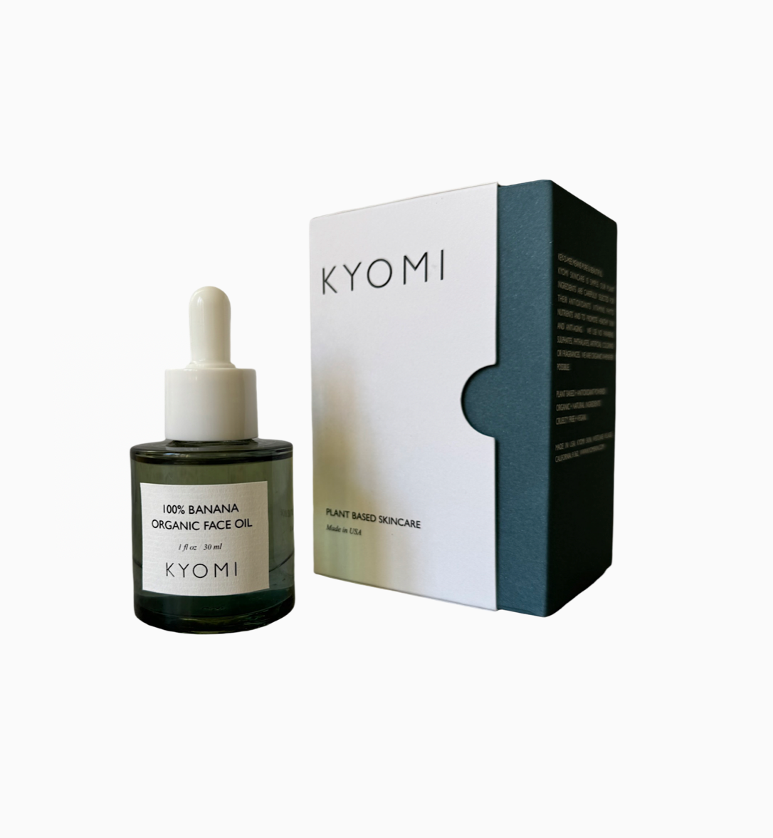 KYOMI SKIN Banana  face oil, banana face oil, banana skincare, banana peel tip tok