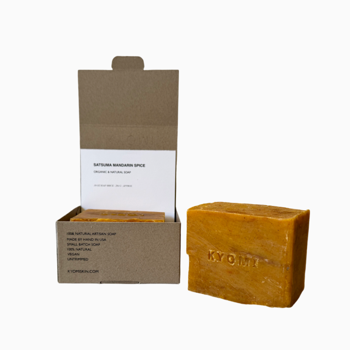 Satsuma Mandarin Spice Natural soap, organic soap, handmade soap, 