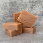 soothe facial soap- rose face soap- natural facial soap- organic facial soap