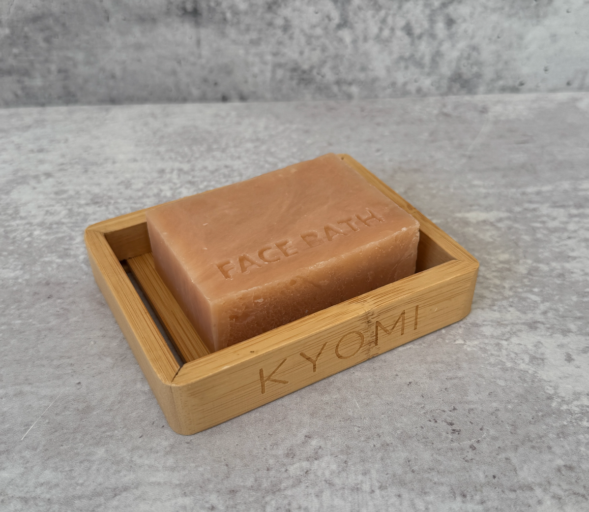 soothe facial soap- rose face soap- natural facial soap- organic facial soap