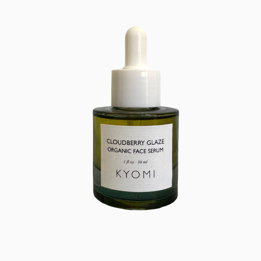 Kyomi skin Cloudberry glaze face serum, organic face serum, cloudberry oil, cloudberry face oil, organic face oils, plant based skincare