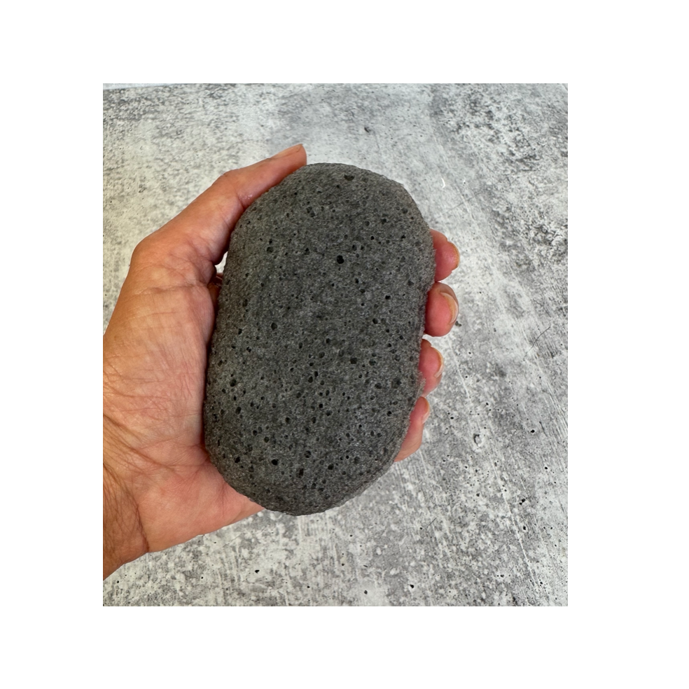 kyomi skin konjac sponge charcoal, organic konjac sponge, charcoal konjac sponge, konjac sponge bamboo charcoal