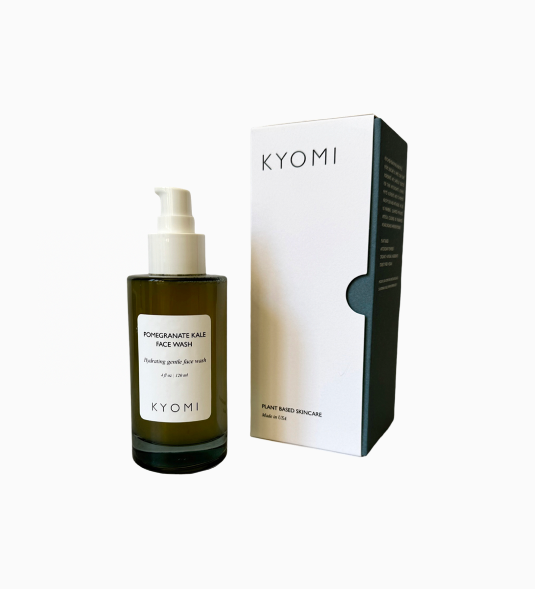 KYOMI SKIN pomegranate kale face cleanser, pomegranate face cleanser, organic face cleanser, plant based face cleanser, superfood face cleanser