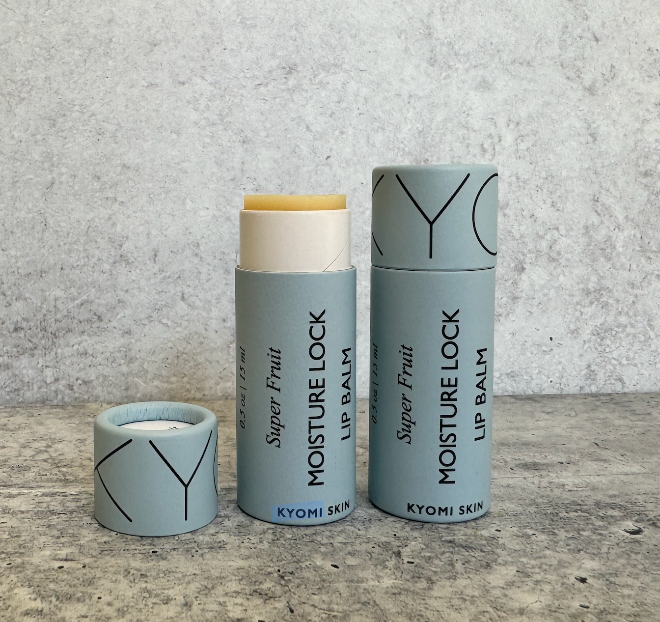 kyomi skin vegan lip balm, all natural lip balm, organic lip balm, super fruit vegan lip balm